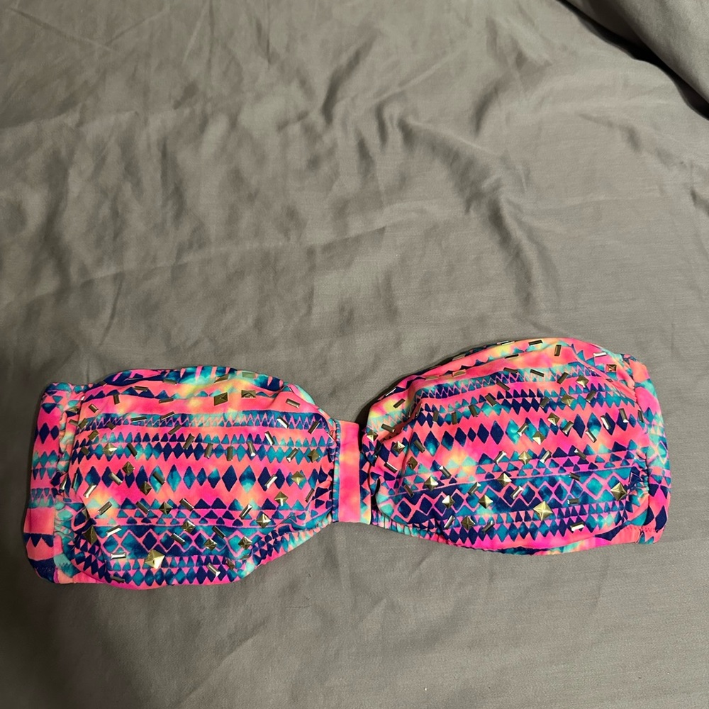 PINK Victoria's Secret Geometric Bikini Top size small